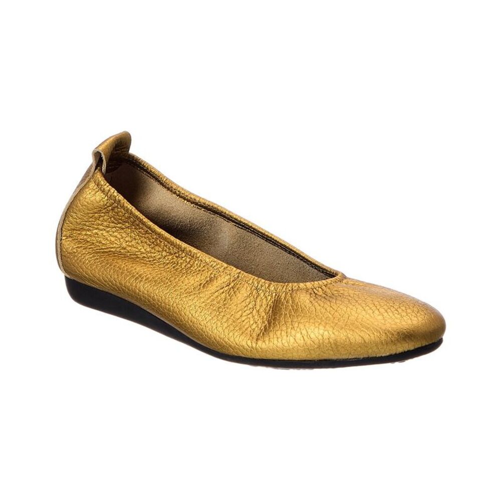 Arche Laius Leather Flat, Gold